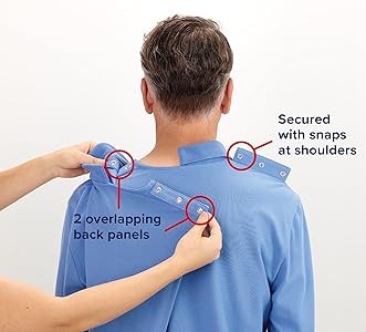 トップス ENFOLD UPPER-ARM HIDDEN T-SHIRT Amazon.com: Men's Open-Back Adaptive Active T-Shirt